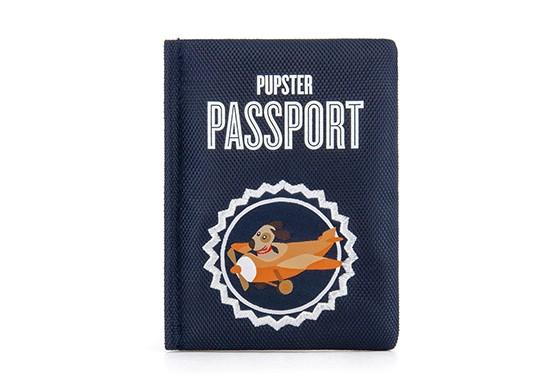 Eco-Friendly Globetrotter Passport Dog Toy by P.L.A.Y. – Durable & Safe Chew Toy for Small & Medium Dogs – Perfect for Travel, Training & Playtime