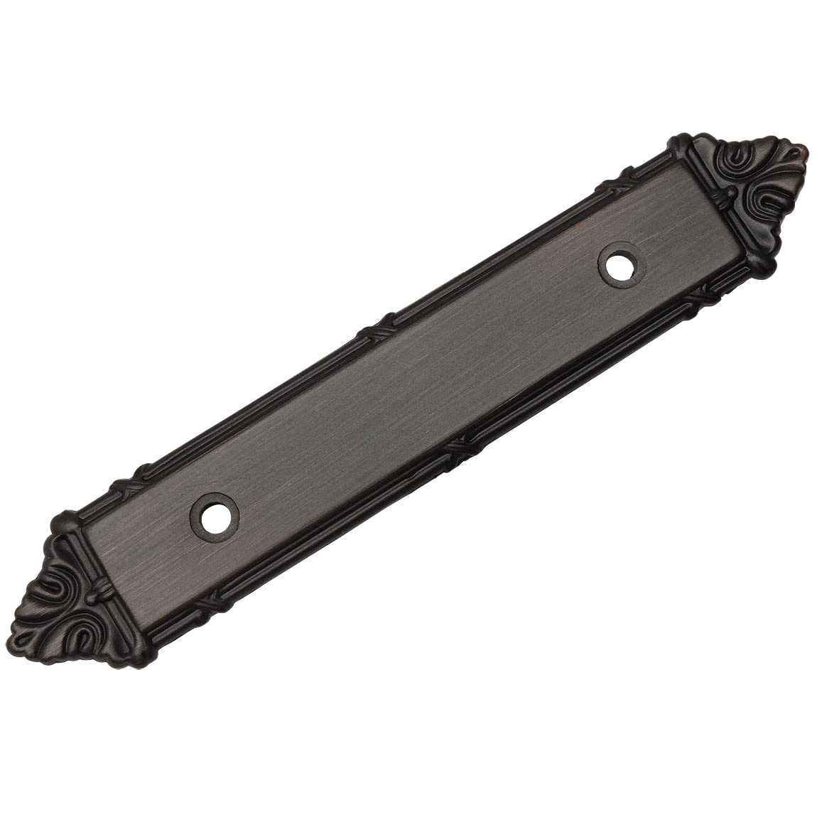 Cosmas 5-Pack Oil Rubbed Bronze Cabinet Handles with Backplates - 3 Inch (76mm) Hole Centers - Durable Kitchen & Bathroom Drawer Pulls for Cabinets, Dressers & Furniture