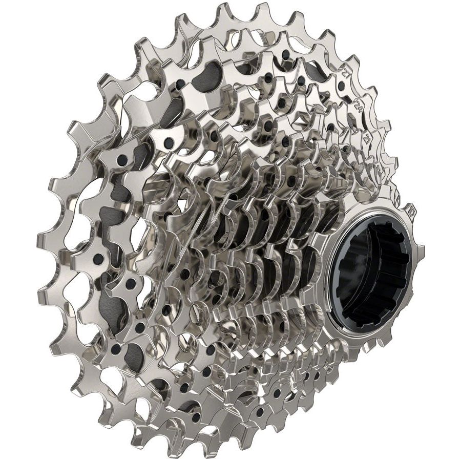 SRAM Rival AXS XG 1250 12-Speed Cassette (10-30T, Silver) - XDR Driver Body Compatible - Perfect for Road Bikes & Gravel Cycling
