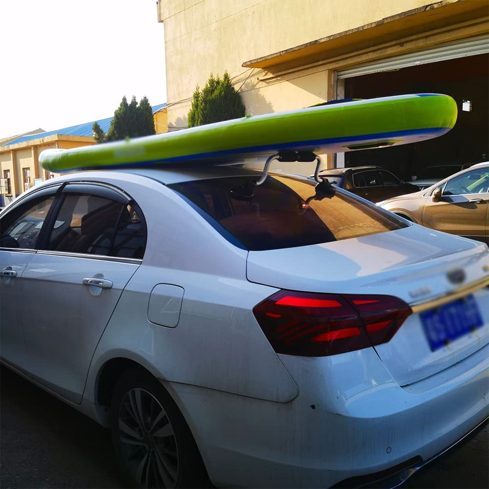 DYK&NX Kayak Suction Cup Holder - Heavy Duty Canoe Roller with Anti-Scratch Design, Ultra Strong Suction for Secure Car Roof Mounting (White) - Perfect for Kayak & Canoe Transport on SUVs, Trucks, and Outdoor Adventures