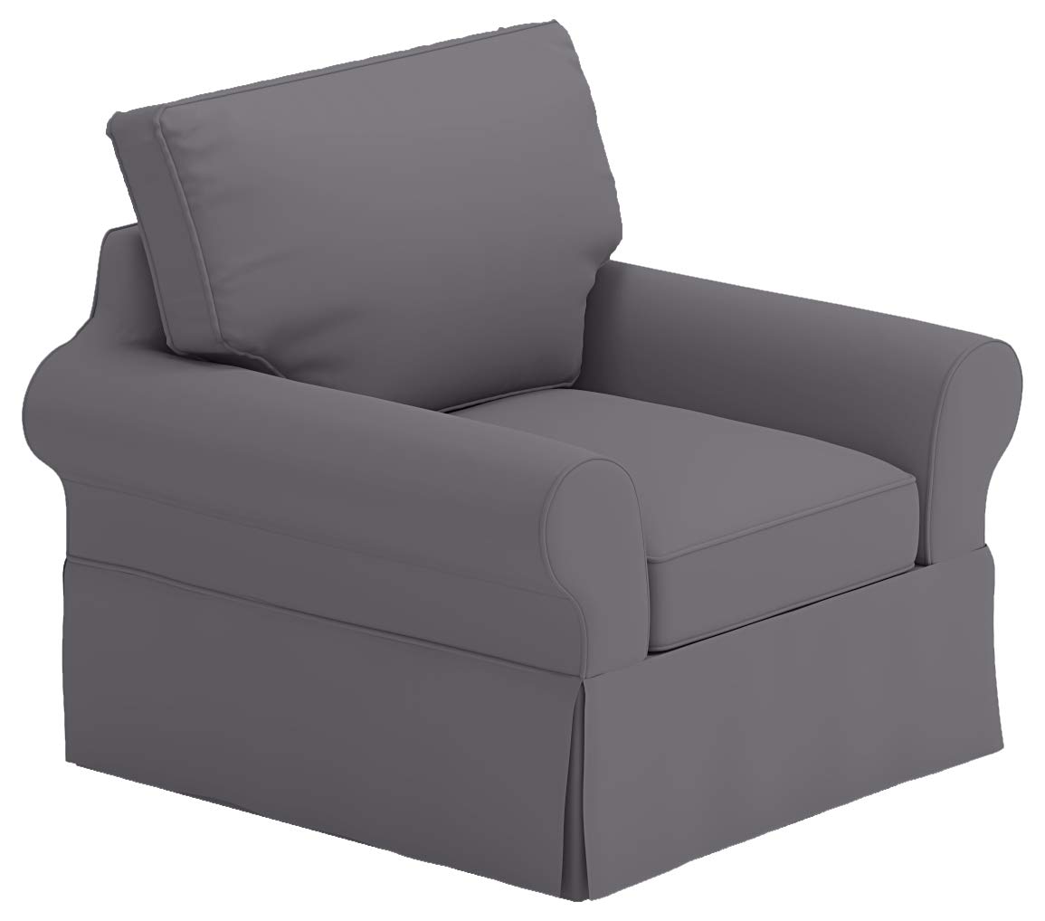 Premium Sofa Slipcover Replacement - Perfect Fit for Pottery Barn PB Basic Chair (39.5