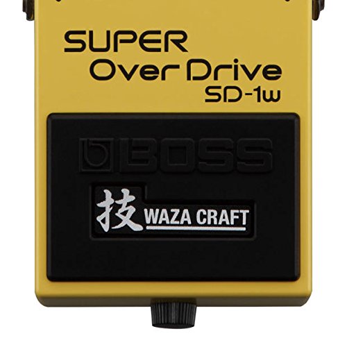 Boss SD-1W Super OverDrive Guitar Effects Pedal - Premium Yellow Distortion Pedal for Electric Guitar Players | Perfect for Live Performances & Studio Recording