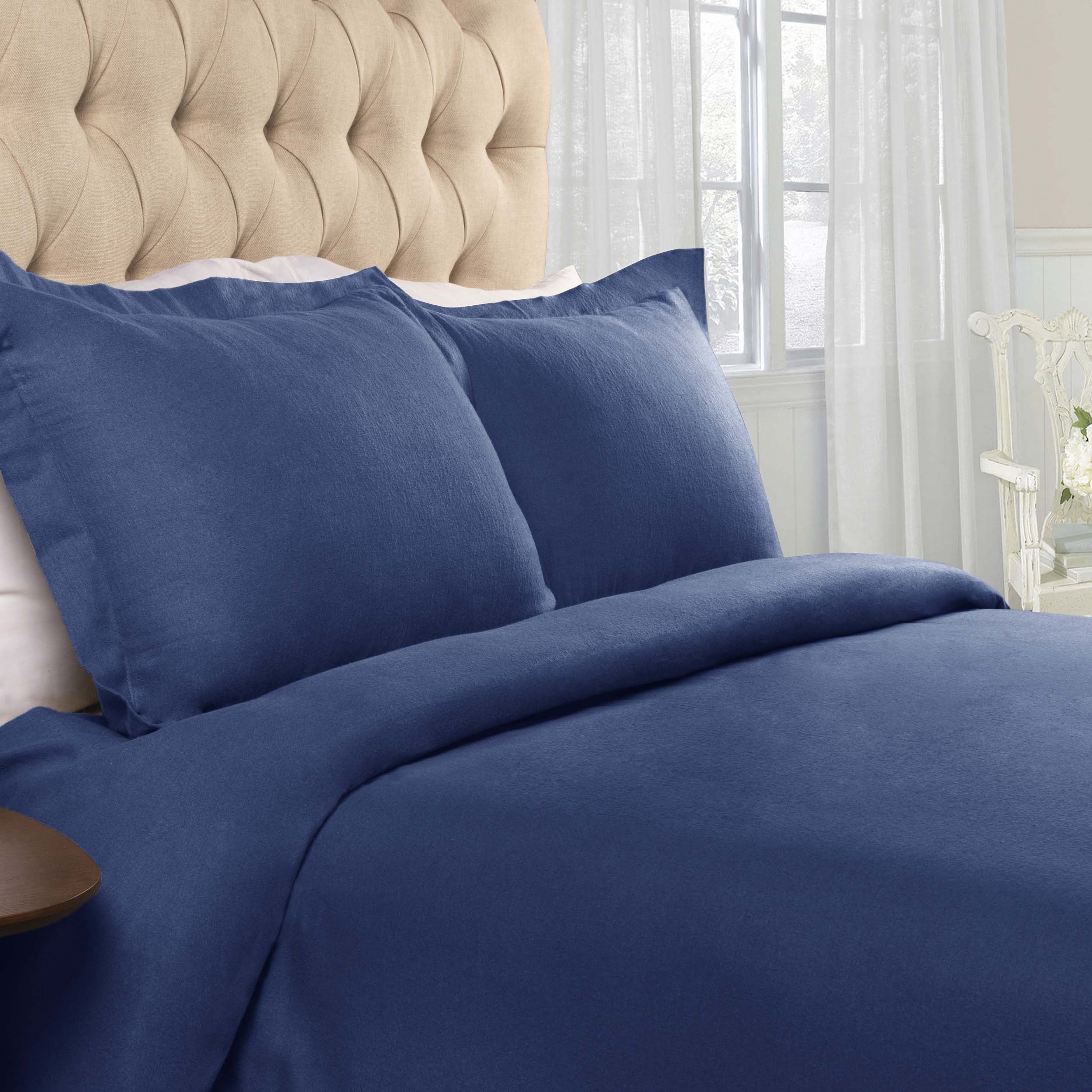 Premium 100% Cotton Flannel Duvet Cover Set - Soft & Cozy Bedding for Winter - Perfect for Master Bedroom, Guest Room & Cold Weather Comfort
