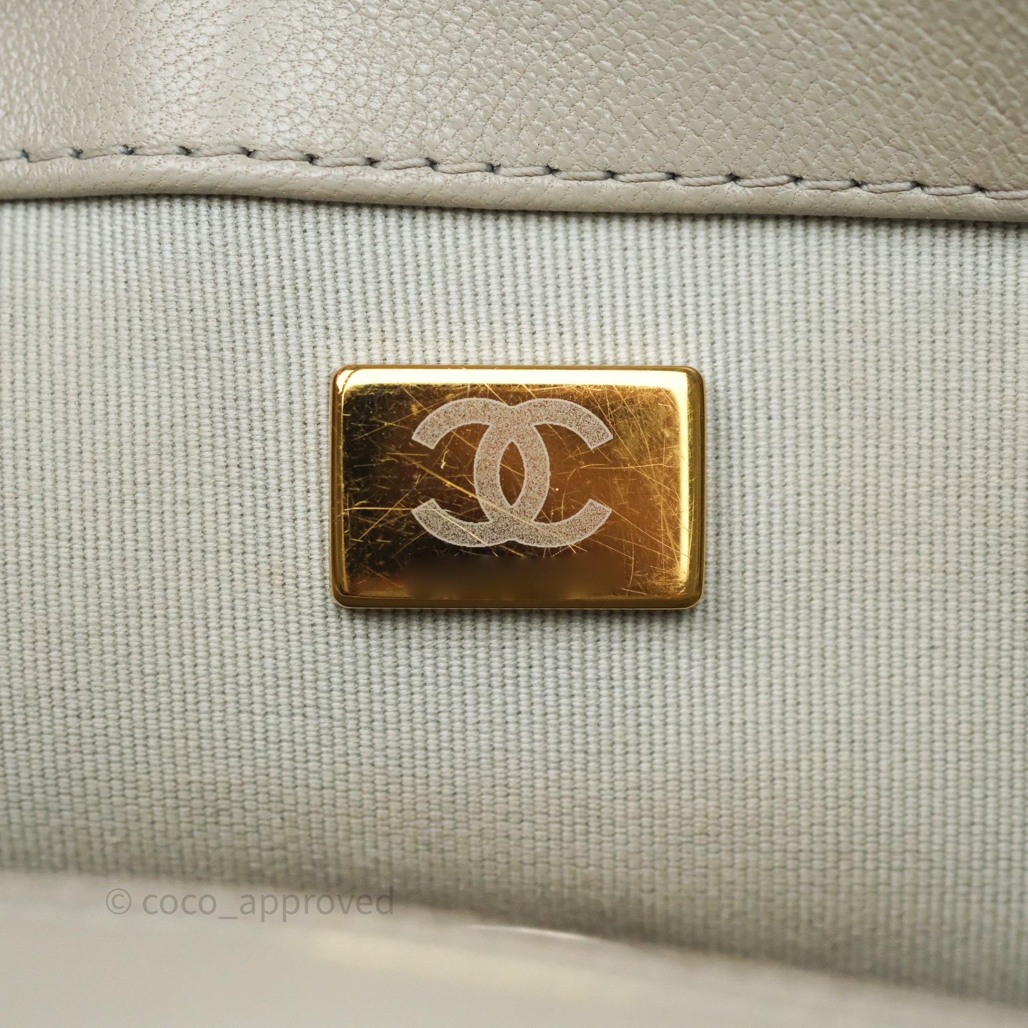 Chanel 19 Small Handbag in Sage Grey with Mixed Hardware - Luxury Crossbody Bag for Women, Perfect for Date Night & Evening Events