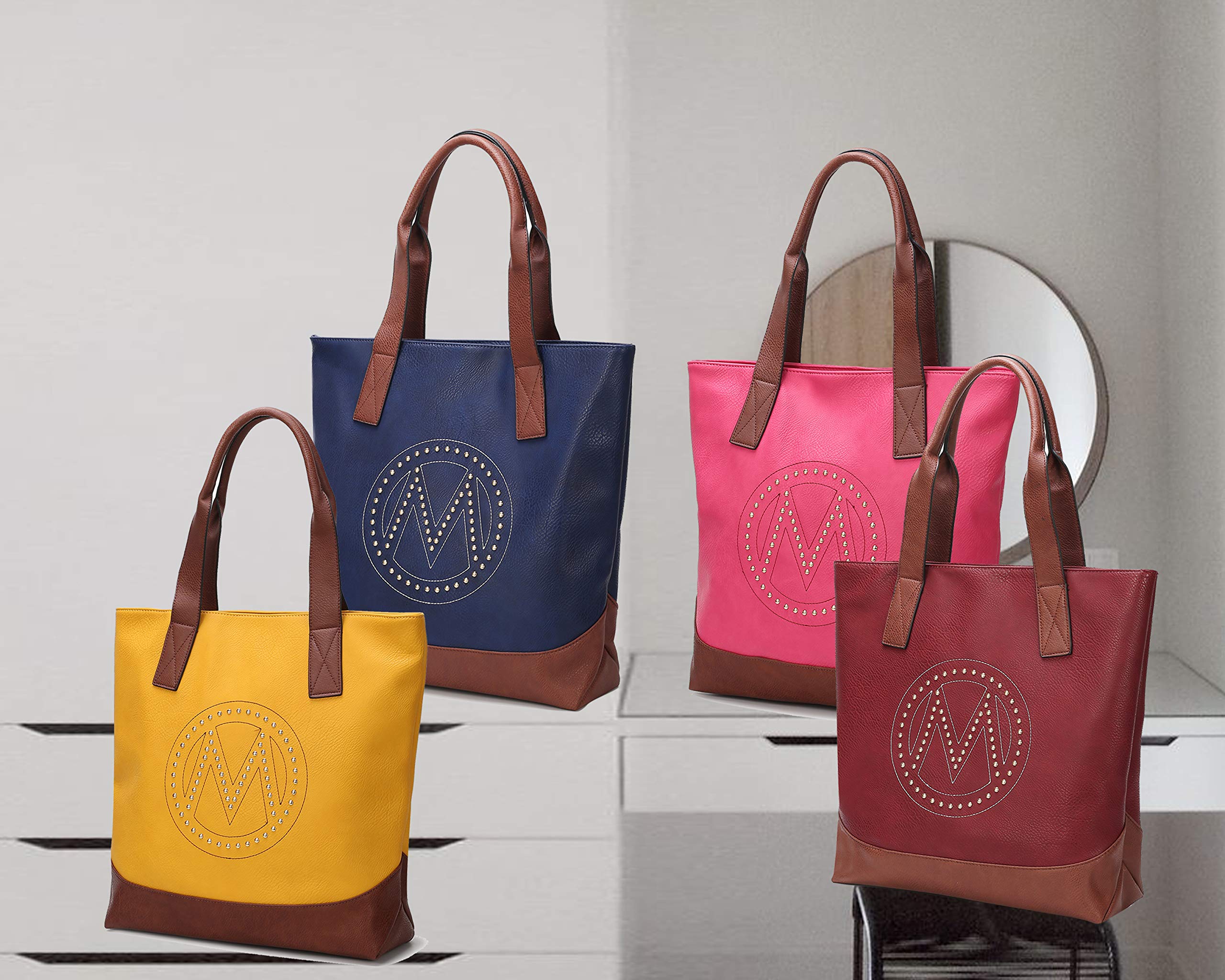 Large Work Tote Bag for Women - Professional Laptop & Tablet Shoulder Bag for Office, Business Travel & Daily Commute - Stylish & Spacious Wadena Handbag by Mia K. Farrow - Perfect for Work, Meetings & Airplane Carry-on