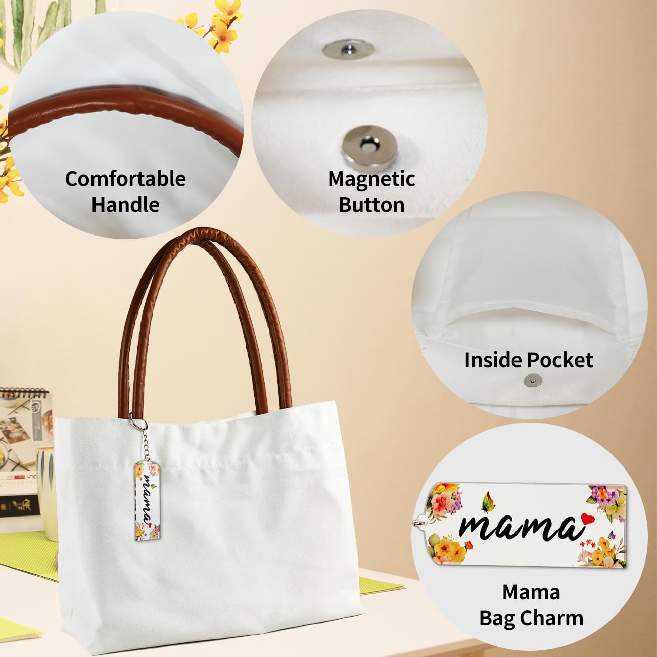 Best Pregnancy Tote Bag for New Moms - Stylish Hospital & Shopping Bag - Perfect Mother's Day, Birthday Gift for Women - Ideal for Maternity Hospital Visits, Baby Showers & Everyday Use