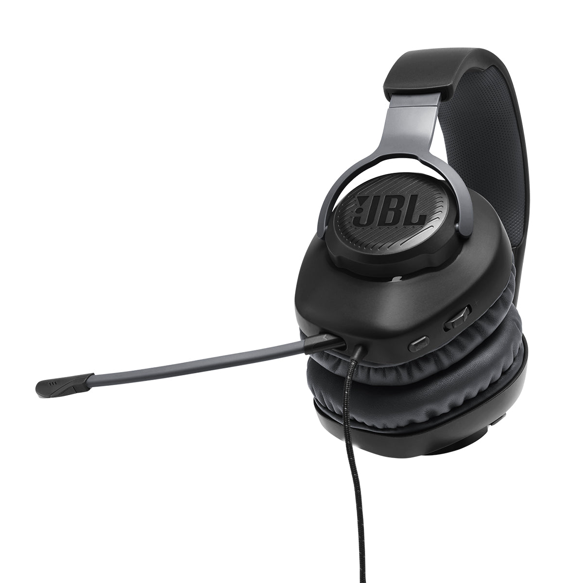 JBL Quantum 100 Wired Over-Ear Gaming Headset with Detachable Mic - Immersive Sound for PC, PS4, Xbox & Mobile Gaming
