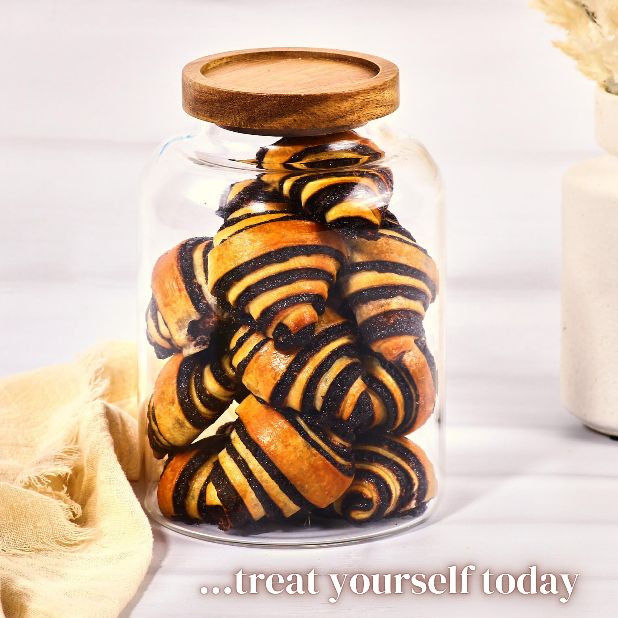 Delicious Rugelach Pastries & Chocolate Babka Bread - Kosher, Dairy & Nut Free Breakfast Pastries | Perfect for Coffee Time, Holiday Parties & Birthday Celebrations | 13 oz Stern's Bakery - Ideal for Brunch, Afternoon Tea & Gift Giving