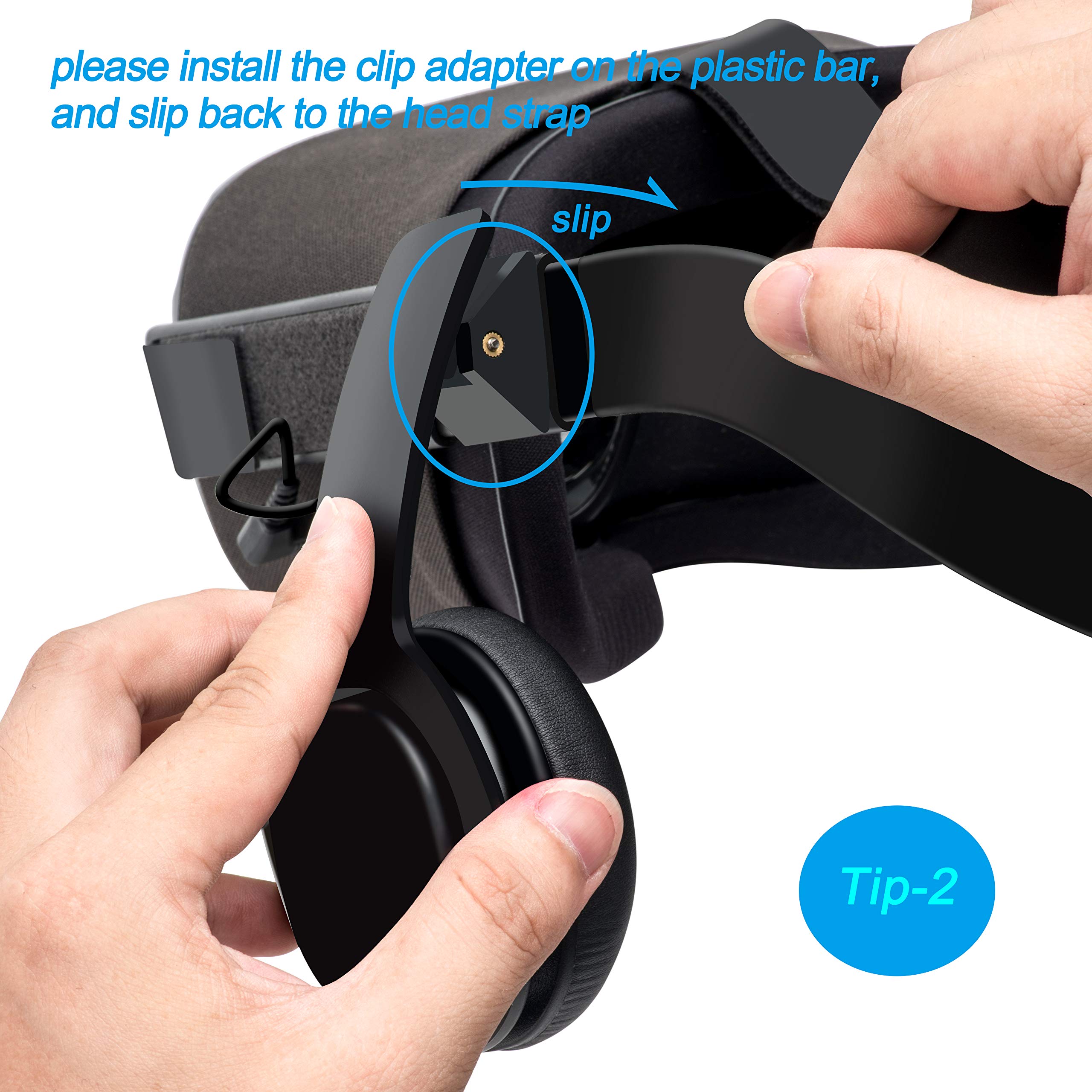 New Version Stereo 3D VR Headphones with Deep Bass - Custom Made for Oculus Quest 1 (Gen 1) - Enhanced Sound Quality & Immersion (Not Compatible with Quest 2) - Perfect for Gaming, Movies & Virtual Reality Experiences