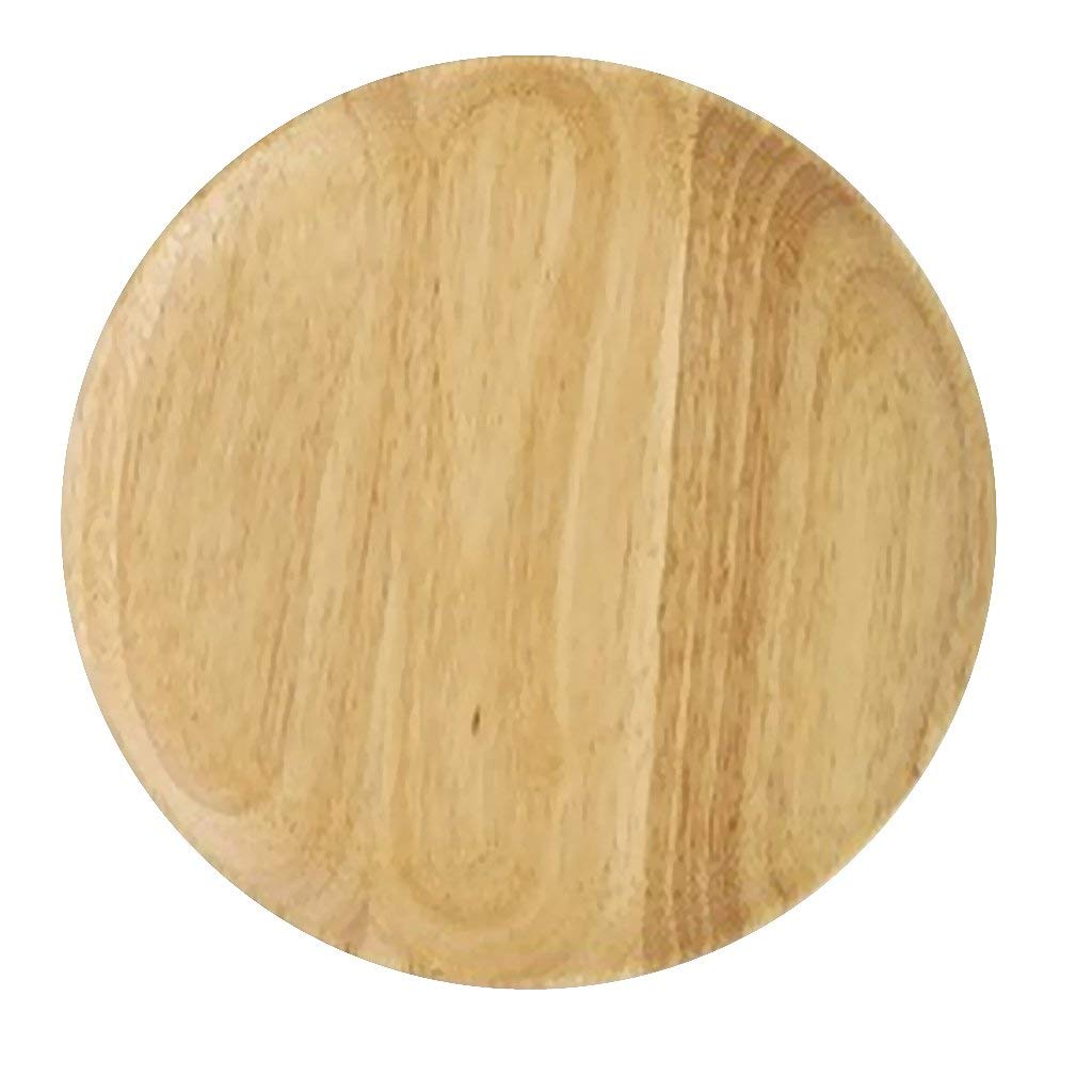 Premium Oak Wood Serving Tray - Large Wooden Platter for Food, Snacks, Cheese & Charcuterie | Rustic Kitchenware & Dining Table Decor | Perfect for Entertaining, Parties & Home Decor (Brown, Medium Size)