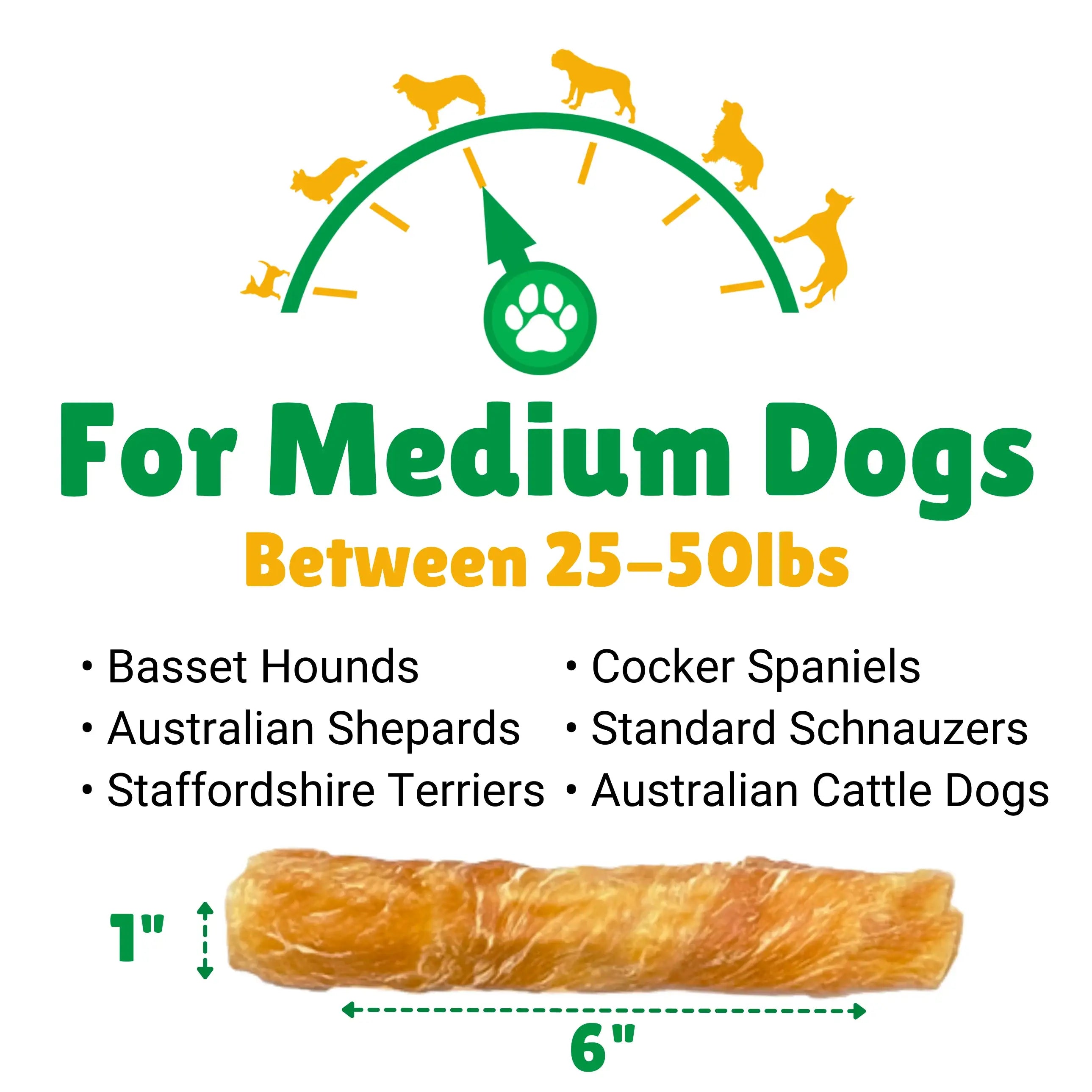 Premium Chicken Wrapped Beef Hide Dog Chews - Medium Size (55 Count Bulk Pack with Storage Box) - Natural Dental Treats for Dogs, Puppy Training Rewards & Long-Lasting Chewing Entertainment