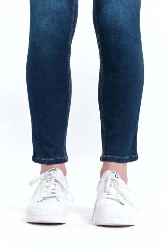 1822 Denim Ultimate Comfort Maternity Ankle Skinny Jeans with Bellyband - Stretchable Pregnancy Pants for Women | Perfect for Work, Casual Outings & Everyday Wear