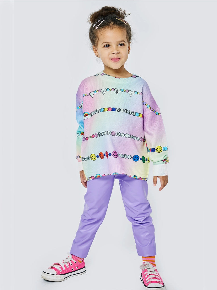 Friendship Bracelet Sweatshirt - Trendy Matching Outfits for Best Friends & Couples - Perfect for Gifts, Parties, and Casual Wear