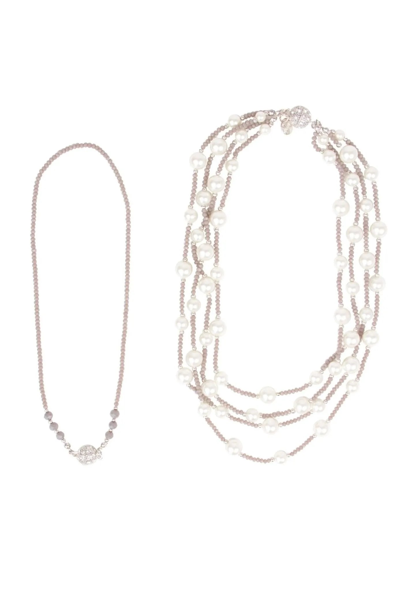 Elegant Convertible Layered Pearl Necklace for Women - Perfect for Weddings, Parties & Everyday Wear