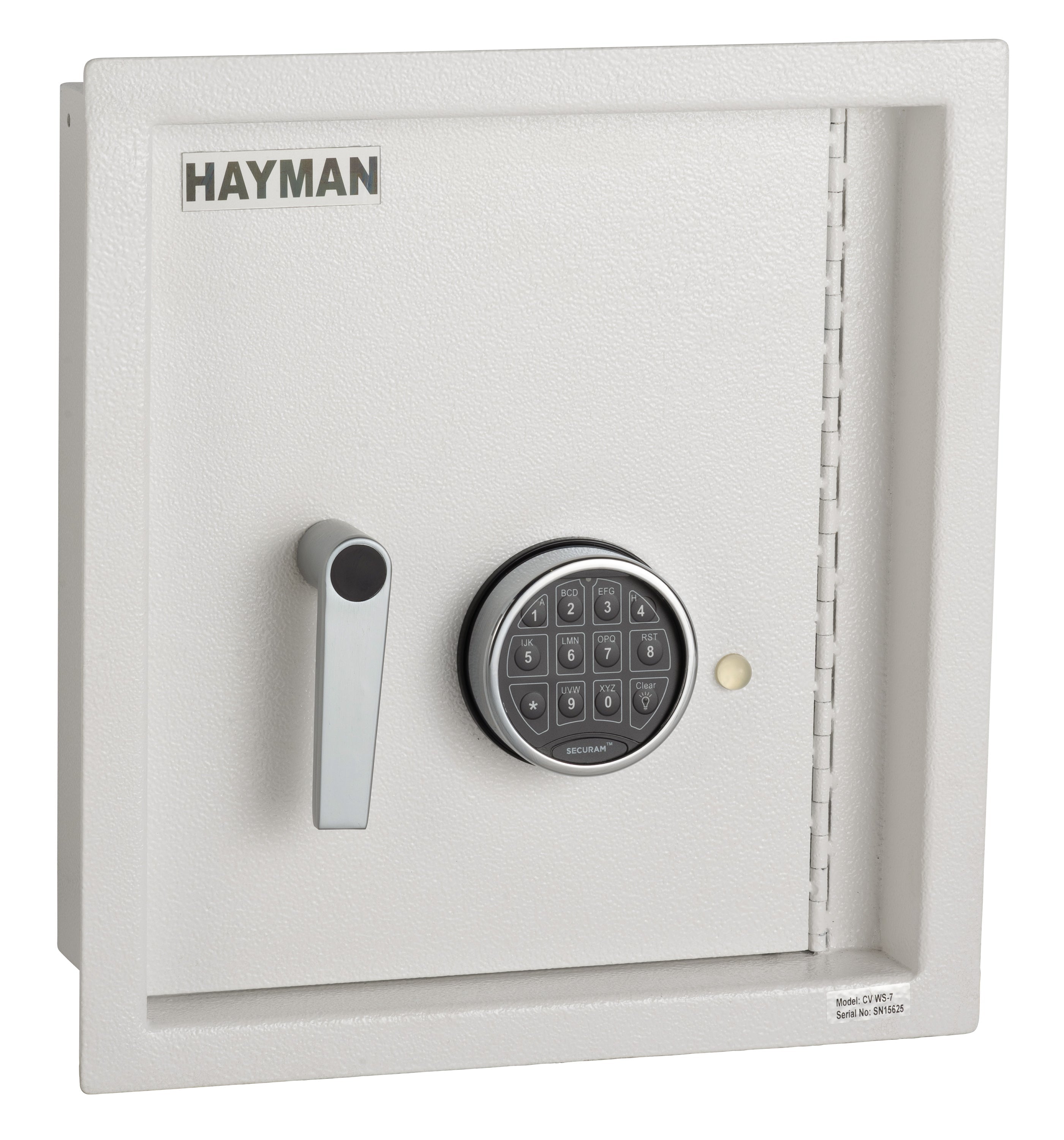 Heavy Duty Wall Safe by Hayman WS 7 - Secure Hidden Safe for Home & Office - Perfect for Cash, Jewelry & Important Documents Protection