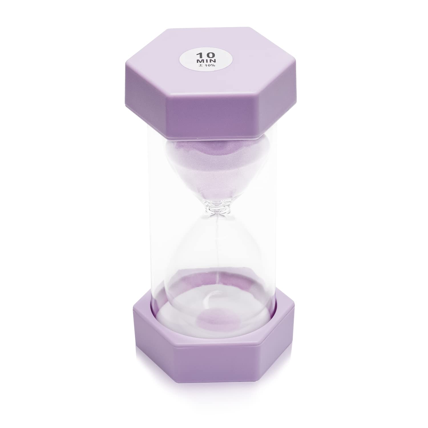 10 Minute Colorful Sand Hourglass Timer for Kids - Fun Kitchen Timer & Learning Tool for Baking, Games, and Classroom Activities