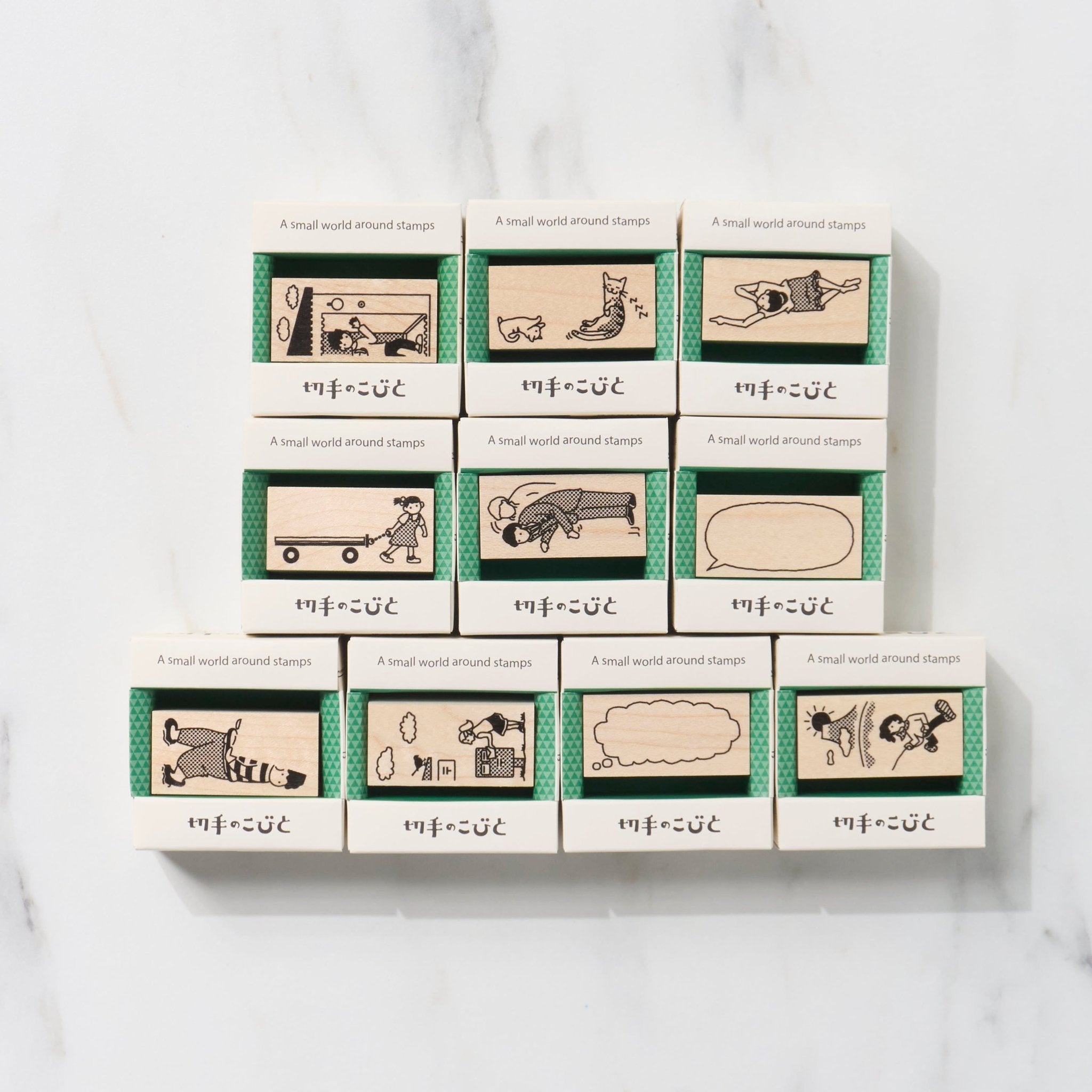 Small World Around Stamps First Series - Miniature Stamp Collectors Kit for Kids & Adults | Perfect for Hobbyists, Scrapbooking & Educational Activities
