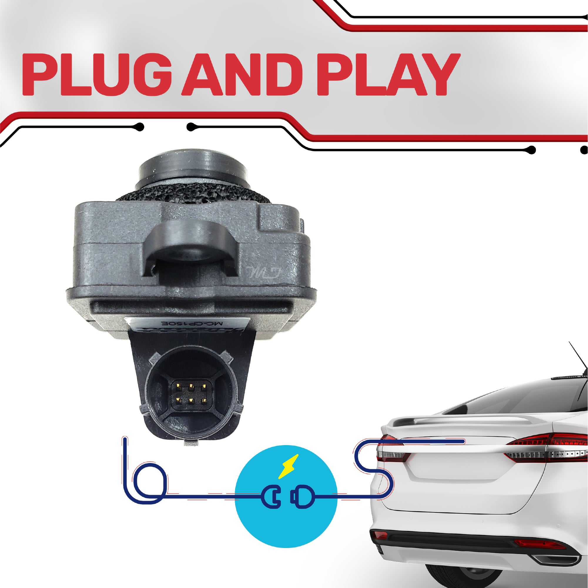 2015-2017 Ram ProMaster City OEM Backup Camera Replacement - Part #68263903AA, 68334451AA, 68311544AA - Perfect for Parking Assistance & Rear Visibility