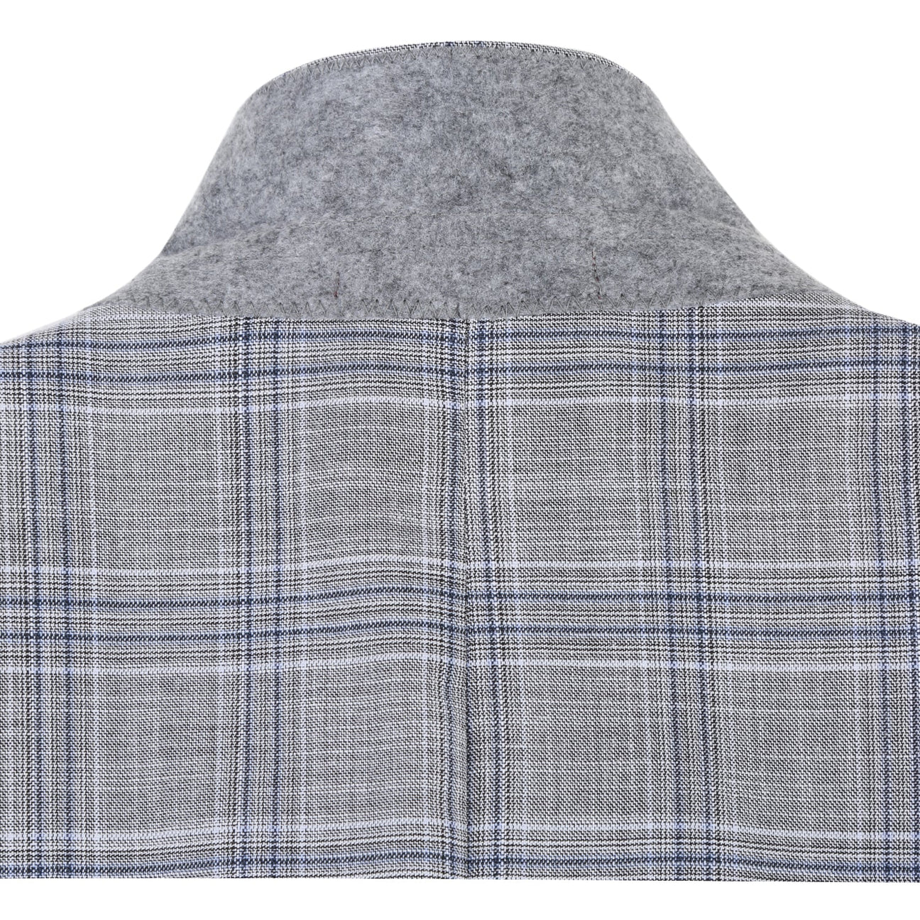 Alessandro Vitello by Renoir Classic Fit Checked Gray Suit | Men's Business Formal Attire for Office, Weddings & Special Events