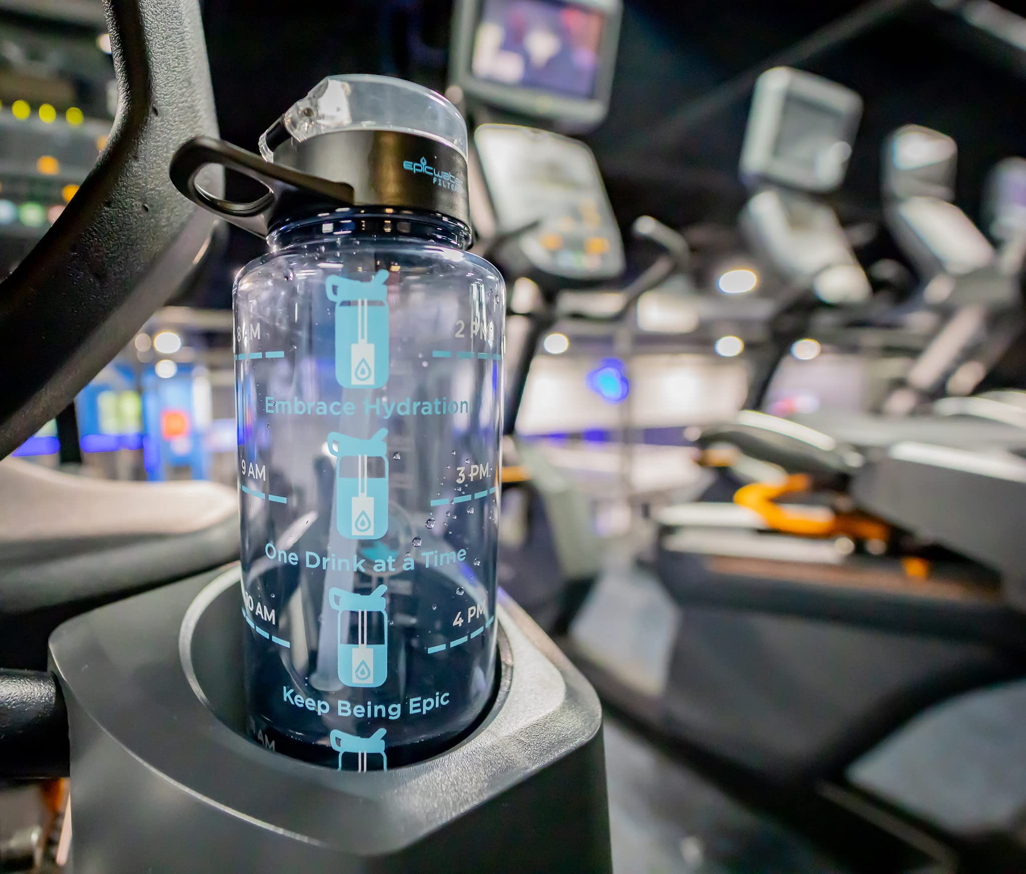 Nalgene Motivational Water Bottle with Filter | BPA-Free, Dishwasher Safe | for Gym & Outdoor