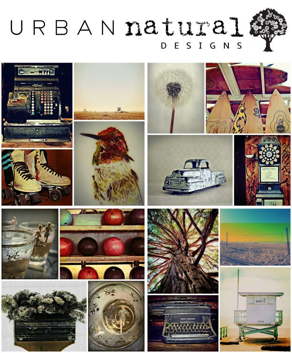 Bowling Ball Wall Art - Urban Natural Designs Photography Print for Home & Office Decor | Modern Sports Theme Wall Decor