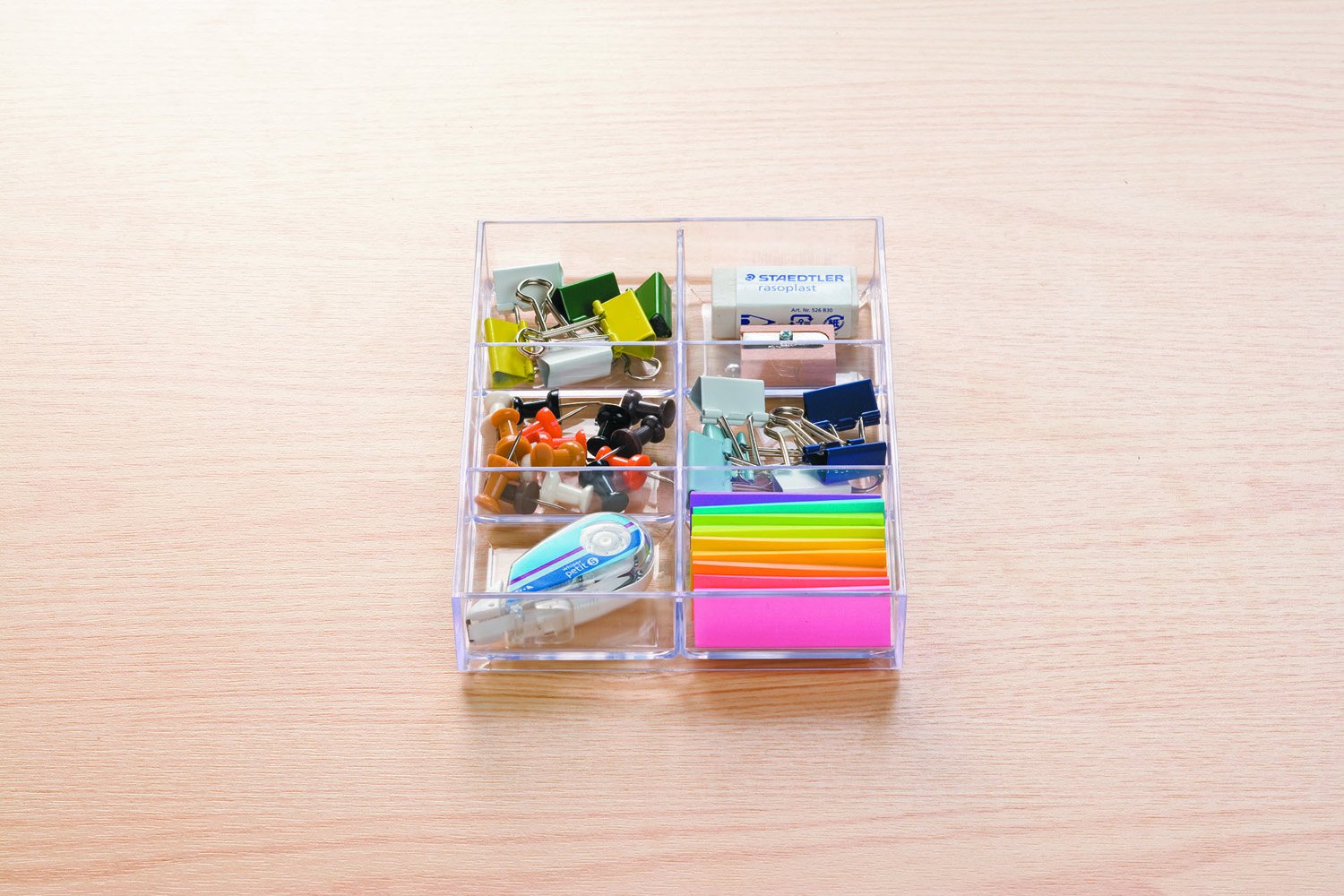 Like-it MX-T11 Stackable System Tray Organizer - A6 Size with 6 Dividers (4.53