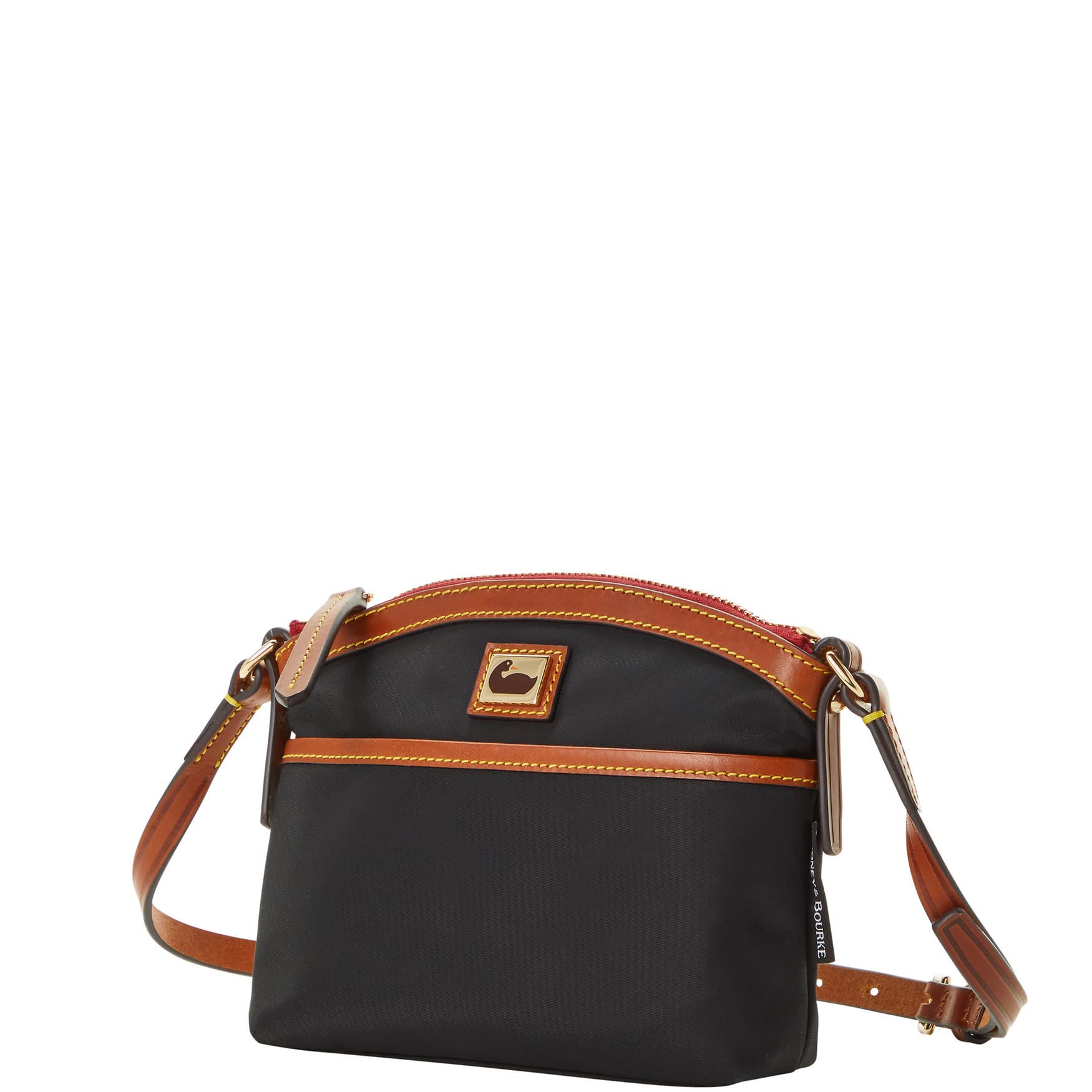 Dooney & Bourke Domed Crossbody Handbag for Women - Stylish Leather Shoulder Bag with Adjustable Strap, Perfect for Work, Travel & Everyday Use