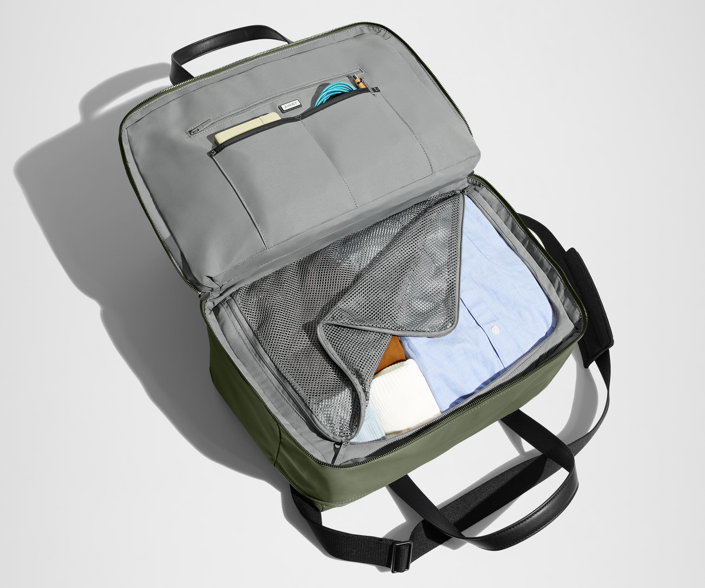 Premium Olive Green Overnight Bag - Durable Travel Duffel for Weekend Getaways & Business Trips - Perfect Carry-On for Gym, Work & Short Vacations