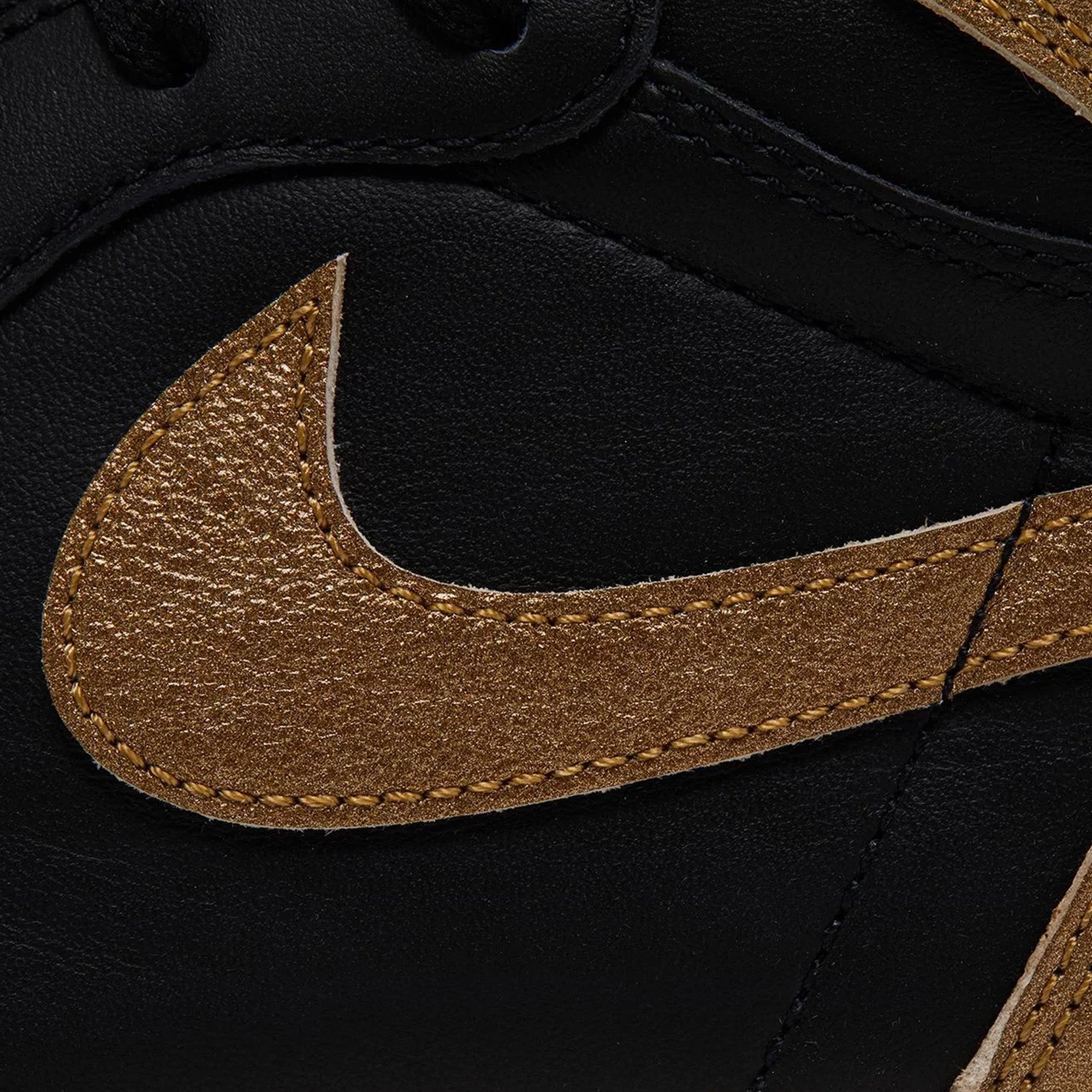 Air Jordan 1 Retro High OG 'Black Metallic Gold' Sneakers (2024) - Men's Basketball Shoes for Streetwear & Casual Style