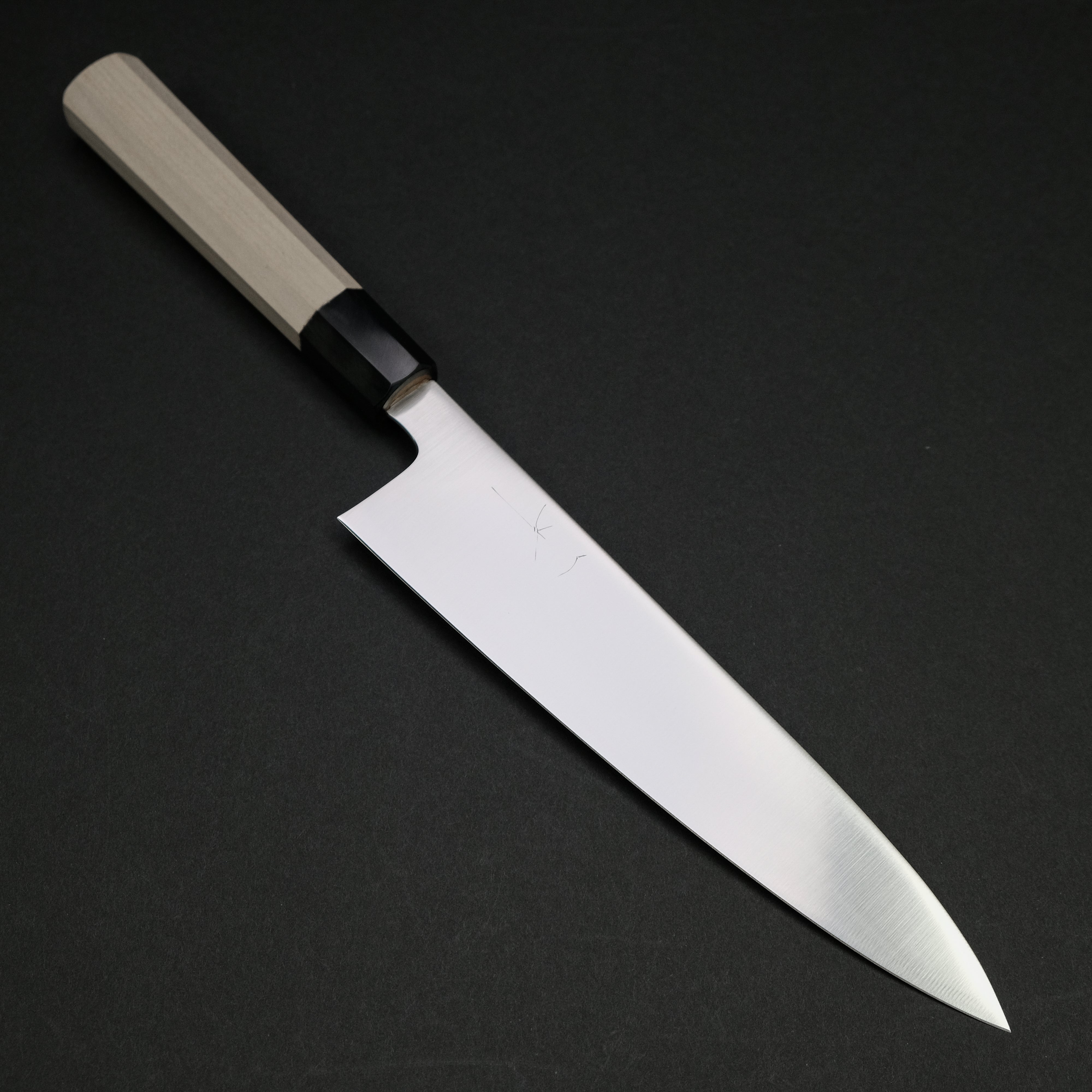 Hitohira SKR 210mm Stainless Steel Gyuto Japanese Chef Knife with Ho Wood Handle - Perfect for Sushi, Meat Slicing & Professional Kitchen Use