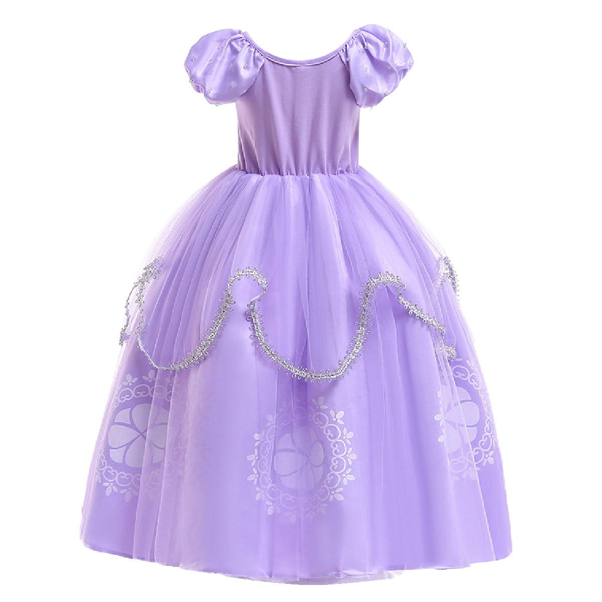 **Sofia Princess Birthday Dress for Girls - Rapunzel Halloween Costume & Christmas Party Gown | Elegant Pageant & Dance Ball Dress for Special Occasions**
