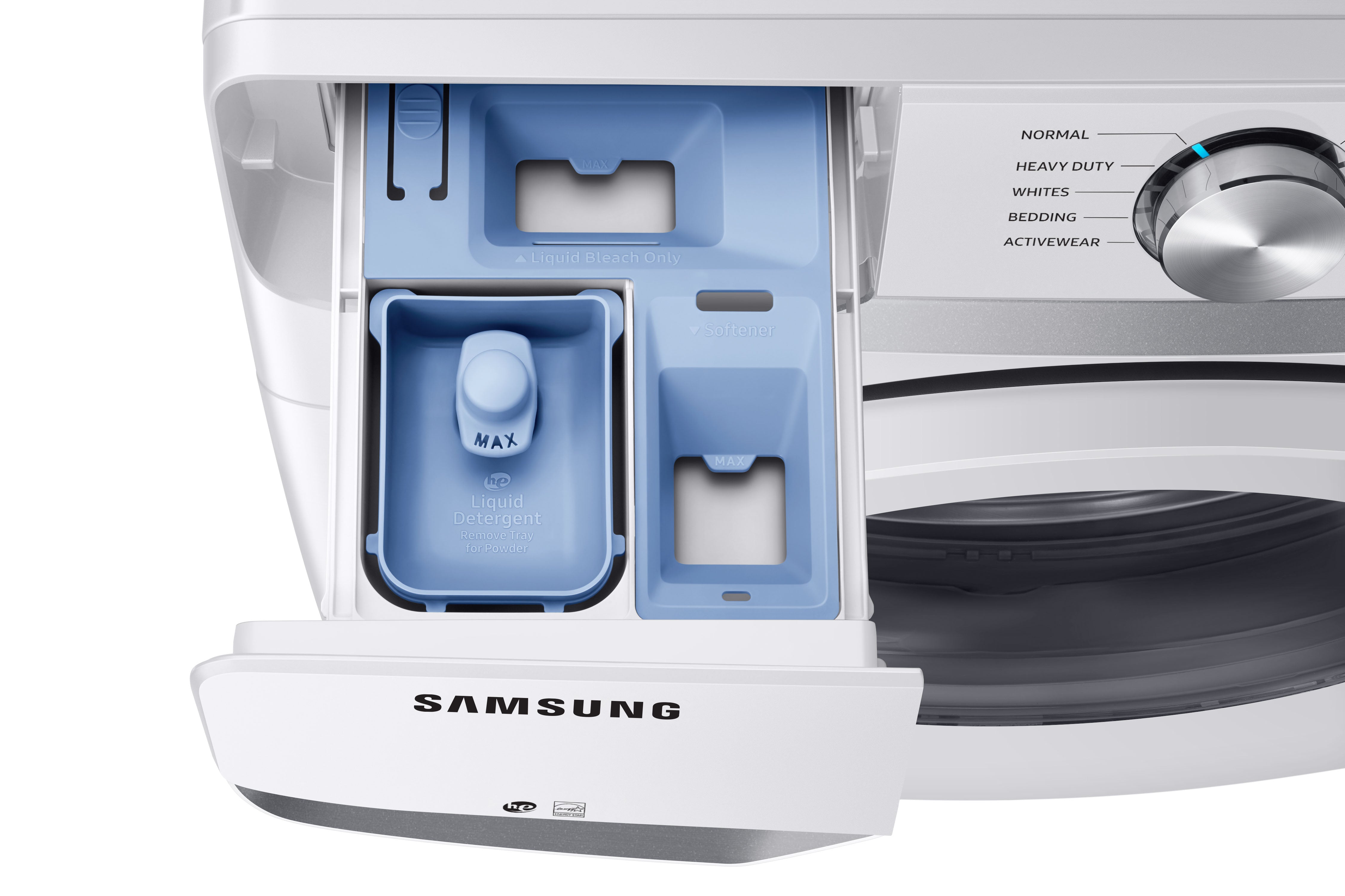 Samsung WF45T6000AW/A5 5.2 Cu.Ft White Front Load Washing Machine with Shallow Depth - Perfect for Small Laundry Rooms and Apartments