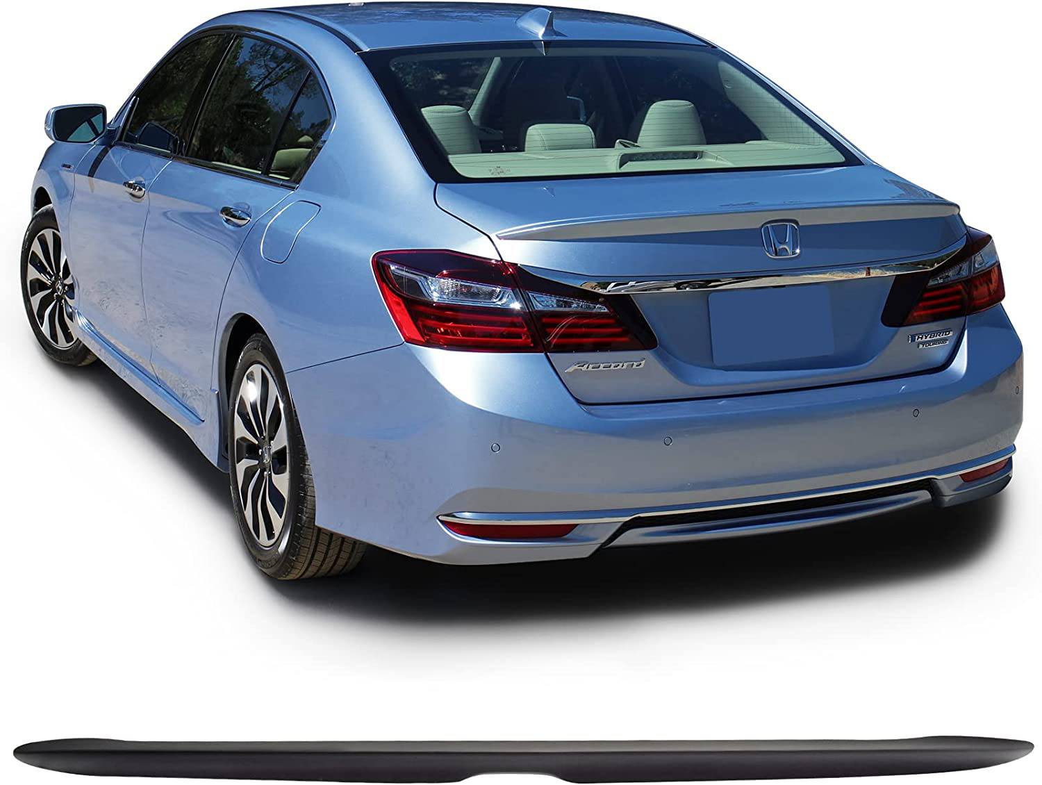 2013-2017 Honda Accord Sedan 4-Door OE Style Trunk Spoiler Wing - Perfect for Car Customization & Street Style Enhancement