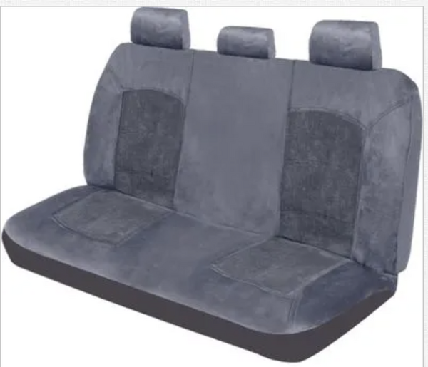 Premium Universal Suede Velour Car Seat Covers - Charisma Series - Perfect for SUVs, Trucks & Sedans - Comfort & Style for Daily Commute & Road Trips