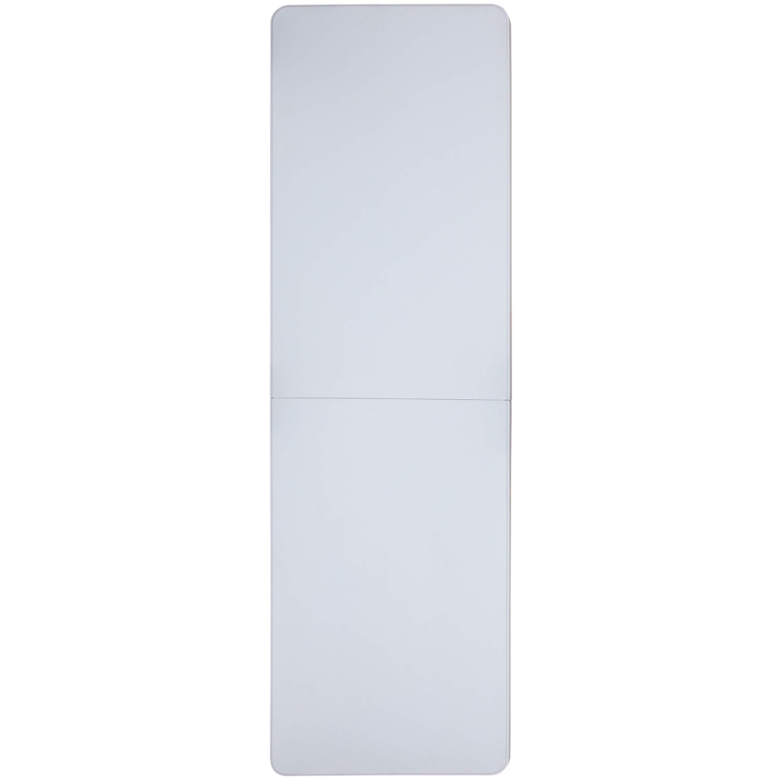 8-Foot Adjustable Height Bi-Fold Granite White Plastic Folding Table with Handle - Perfect for Parties, Events, and Home Use