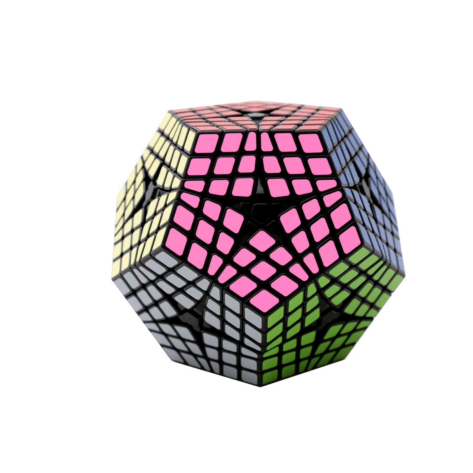 Megaminx Speed Cube Black Sticker - Professional Dodecahedron Magic Cube 3D Puzzle Toy for Kids & Adults - Perfect for Christmas, Birthday Gifts & Brain Teaser Challenges
