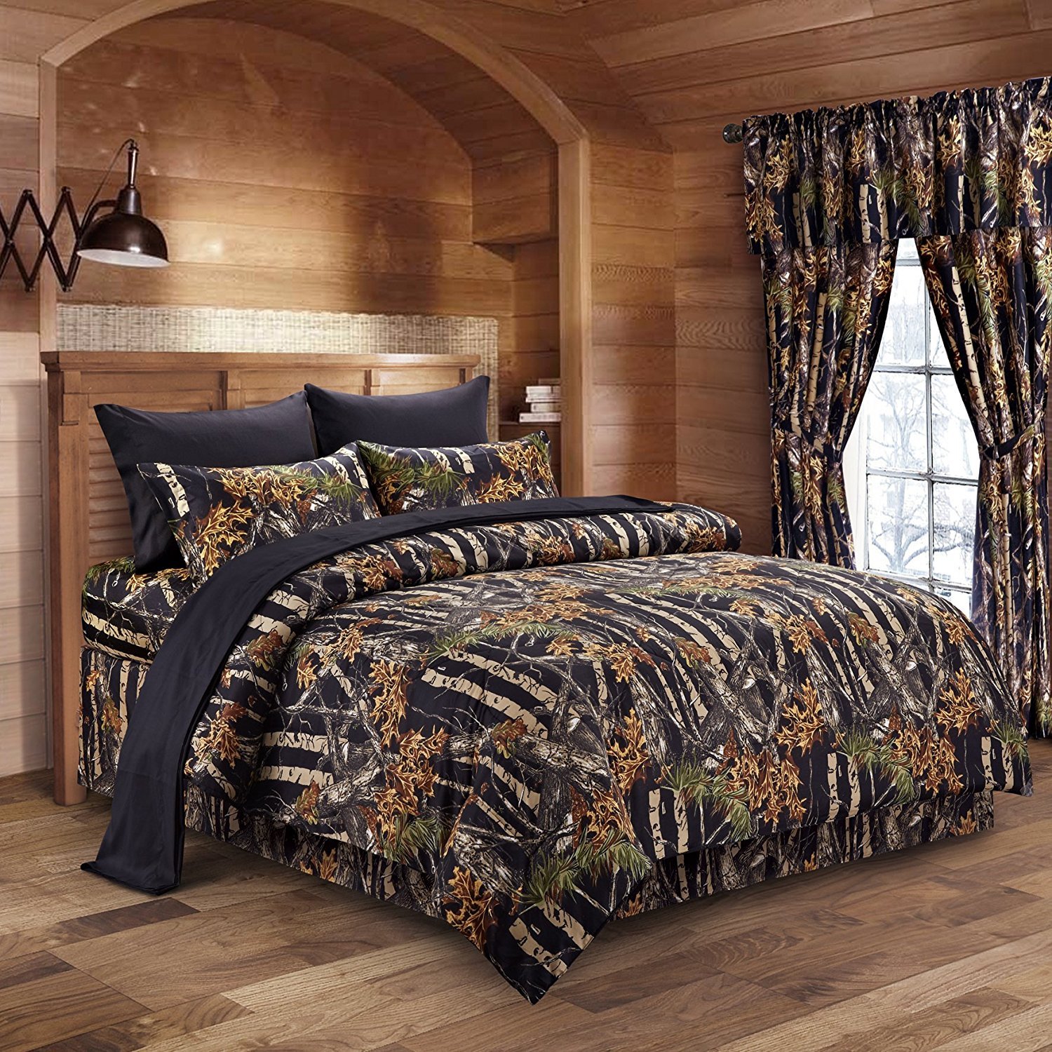 Regal Comfort Black King Size 3-Piece Comforter Set - 1 Comforter & 2 Pillow Shams | Ultra Soft Bedding for Luxurious Sleep | Perfect for Master Bedroom, Guest Room & Hotel Stays
