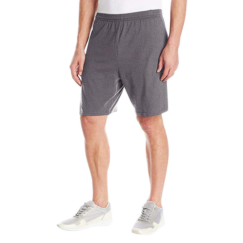 **Men's & Women's Elastic Sports Shorts with Pockets - Loose-Fitting Jersey Shorts for Running, Gym, Yoga & Casual Wear**