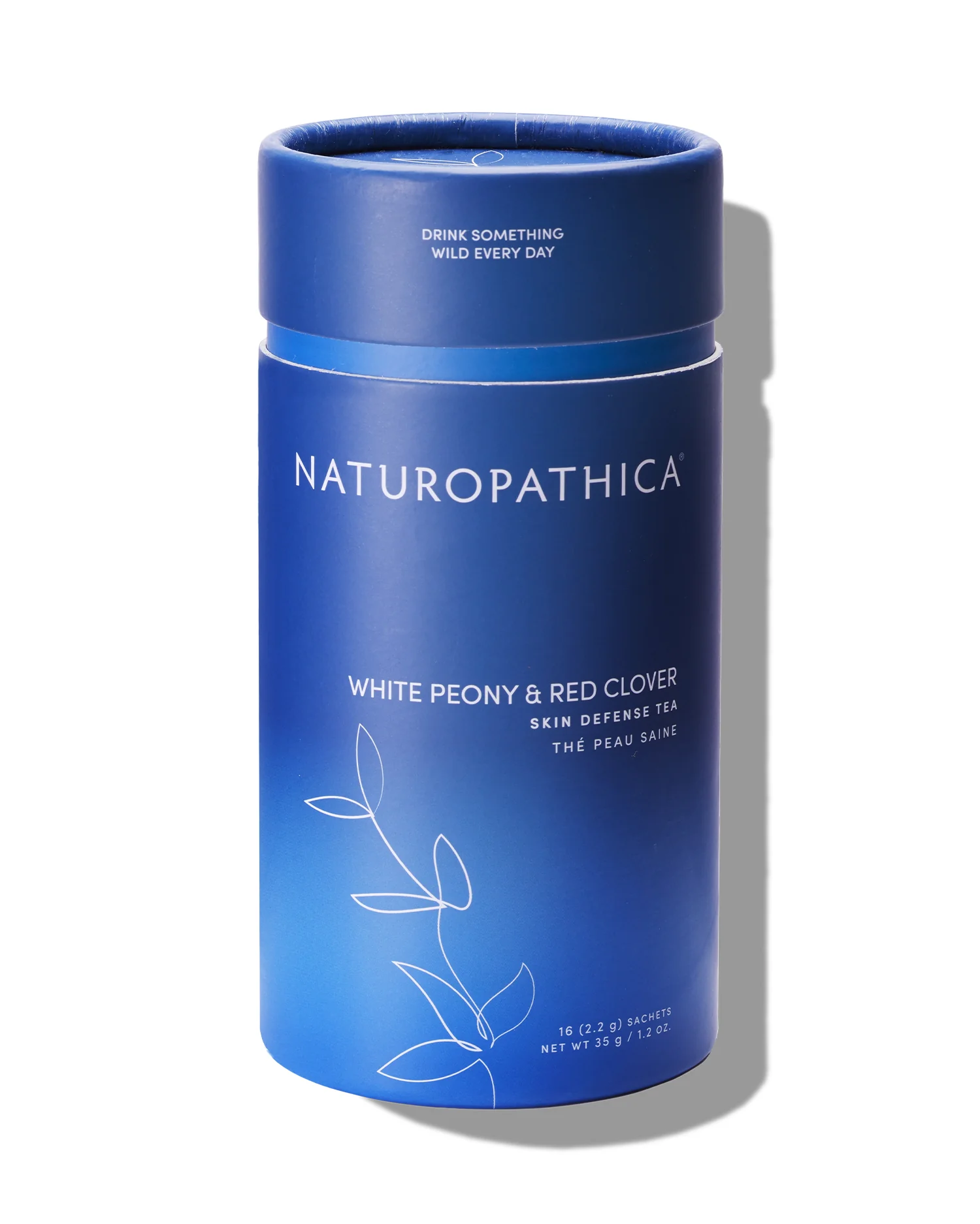 Naturopathica White Peony & Red Clover Skin Defense Tea - Organic Herbal Tea for Glowing Skin & Antioxidant Support | Perfect for Daily Wellness & Relaxation