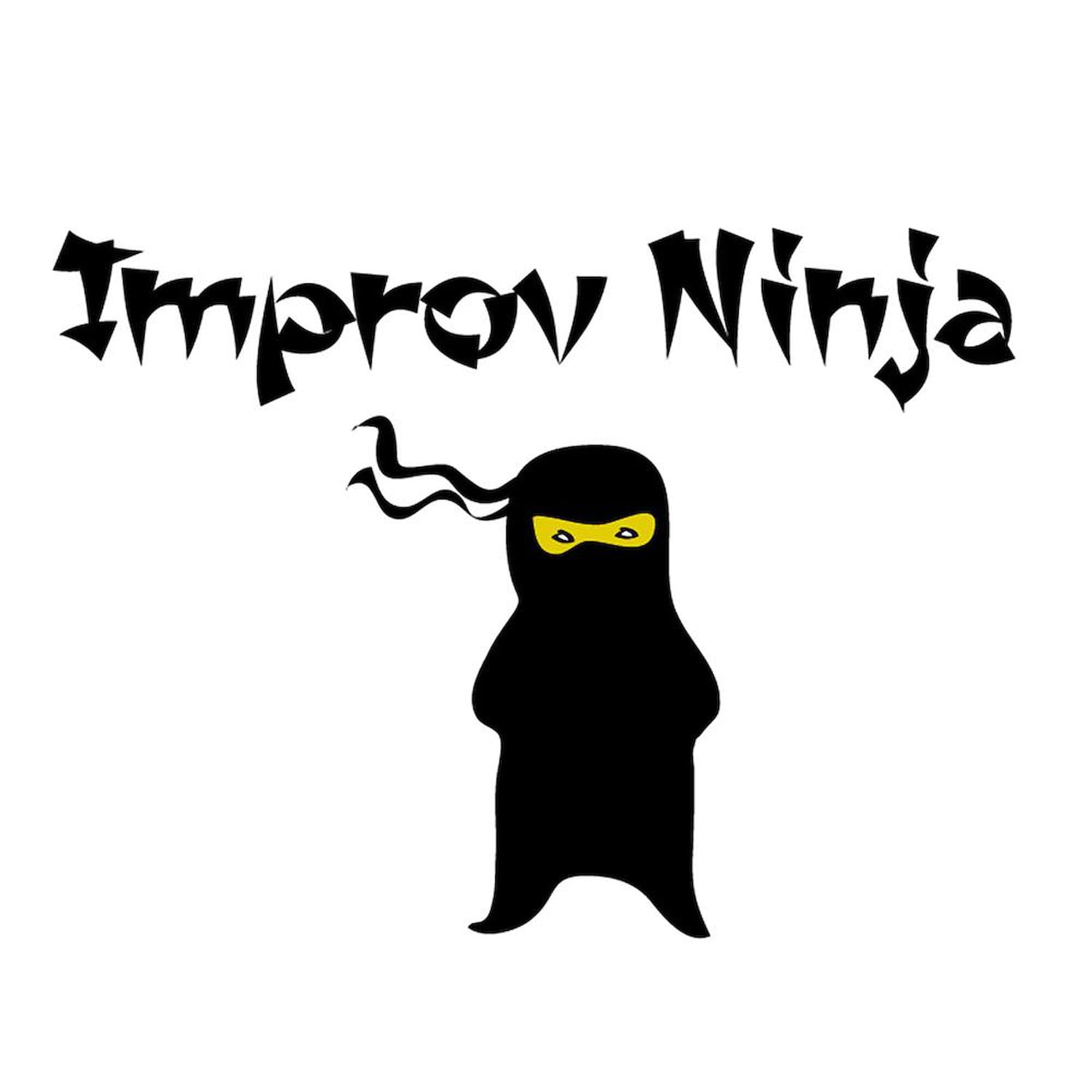 Improv Ninja Ceramic Coffee Mug 11 oz (325 ml) - Funny Gift for Comedy Lovers, Perfect for Office, Home & Coffee Breaks