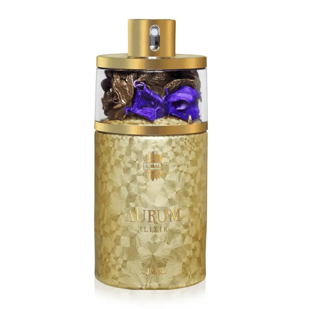 Aurum Elixir Eau de Parfum 75ml - Premium Luxury Perfume for Women, Long-Lasting Floral Scent, Perfect for Date Night & Special Occasions
