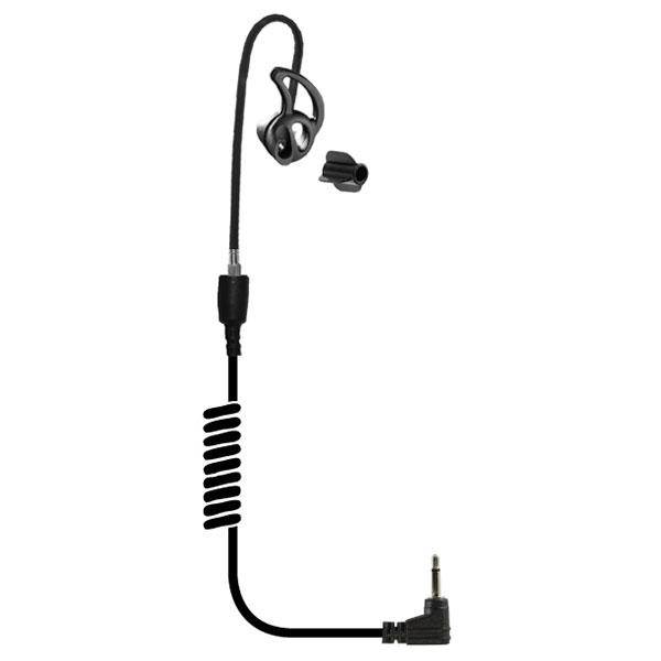 Fox Black Diamond Tactical ST Listen Only Short Tube Earpiece - 2.5mm Covert Surveillance Earpiece for Security, Law Enforcement & Undercover Operations