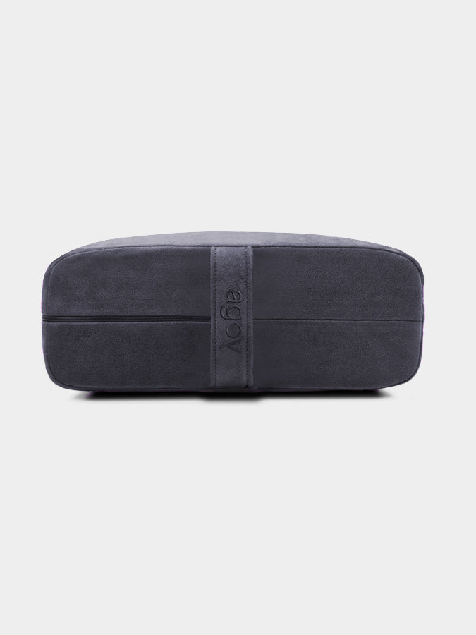 Premium Agoy Travel Meditation Yoga Bolster - Portable Cushion for Yoga, Meditation & Relaxation - Perfect for Home, Studio & Travel Use