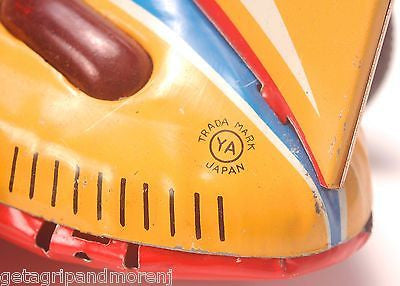 Vintage FRICTION SparKing Speed King 61 Mark YA Japanese Model Car - Collectible Antique Toy in Good Condition - Perfect for Display, Collection, and Retro Car Enthusiasts