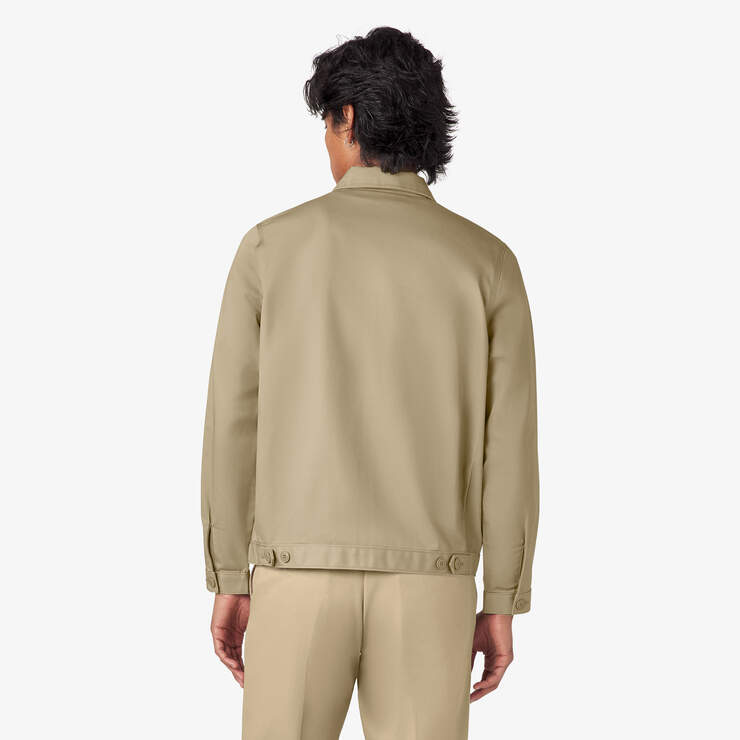Dickies Men's Unlined Eisenhower Jacket - Classic Workwear Style for Casual & Outdoor Wear - Durable Cotton Twill Jacket for Work, Hiking & Everyday Use