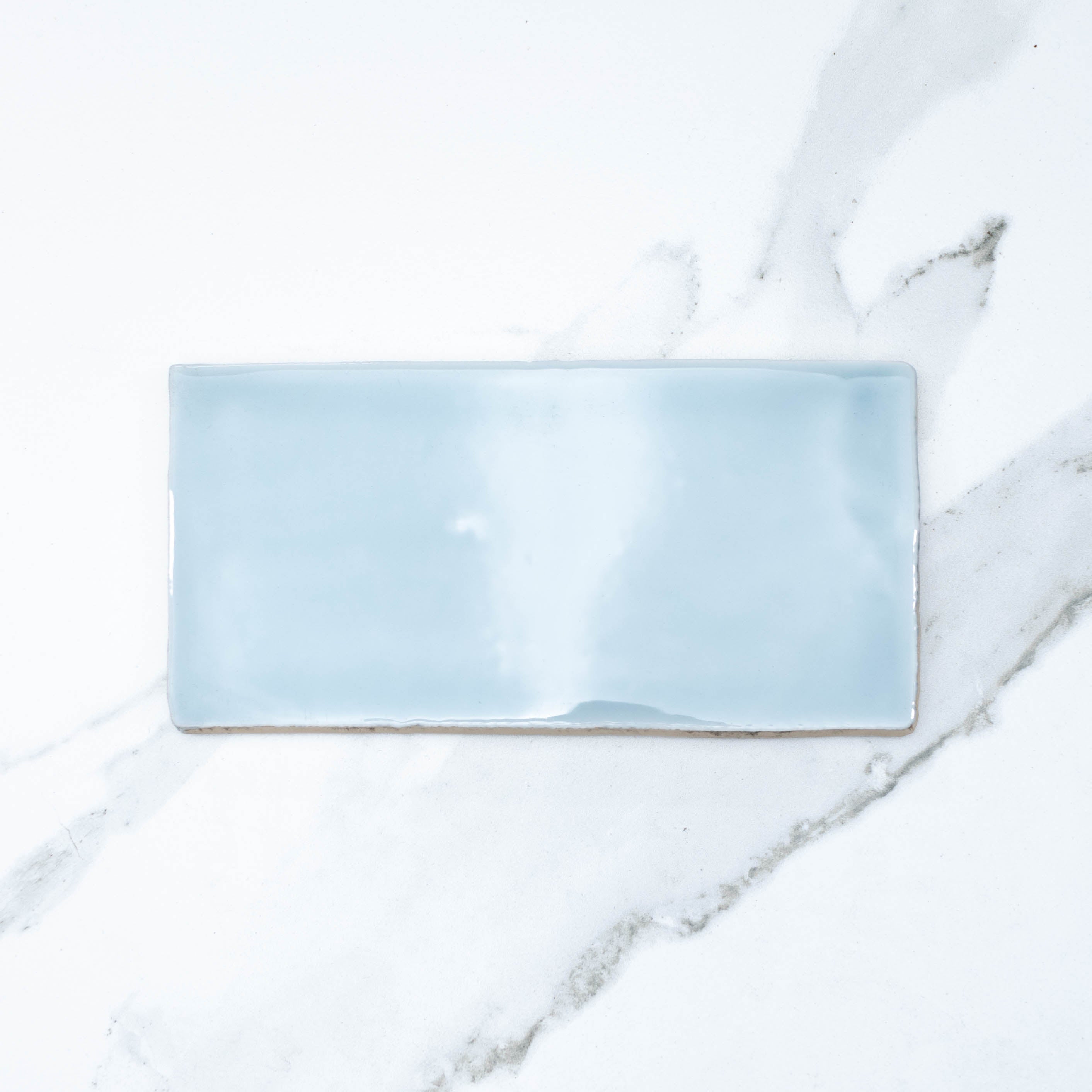 Manhattan Ocean 75x150 Glossy Ceramic Subway Tile - Perfect for Kitchen Backsplash, Bathroom Walls & Modern Interior Design