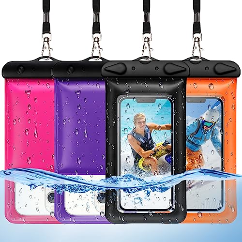 4 Pack, Black+Orange+Pink+Purple