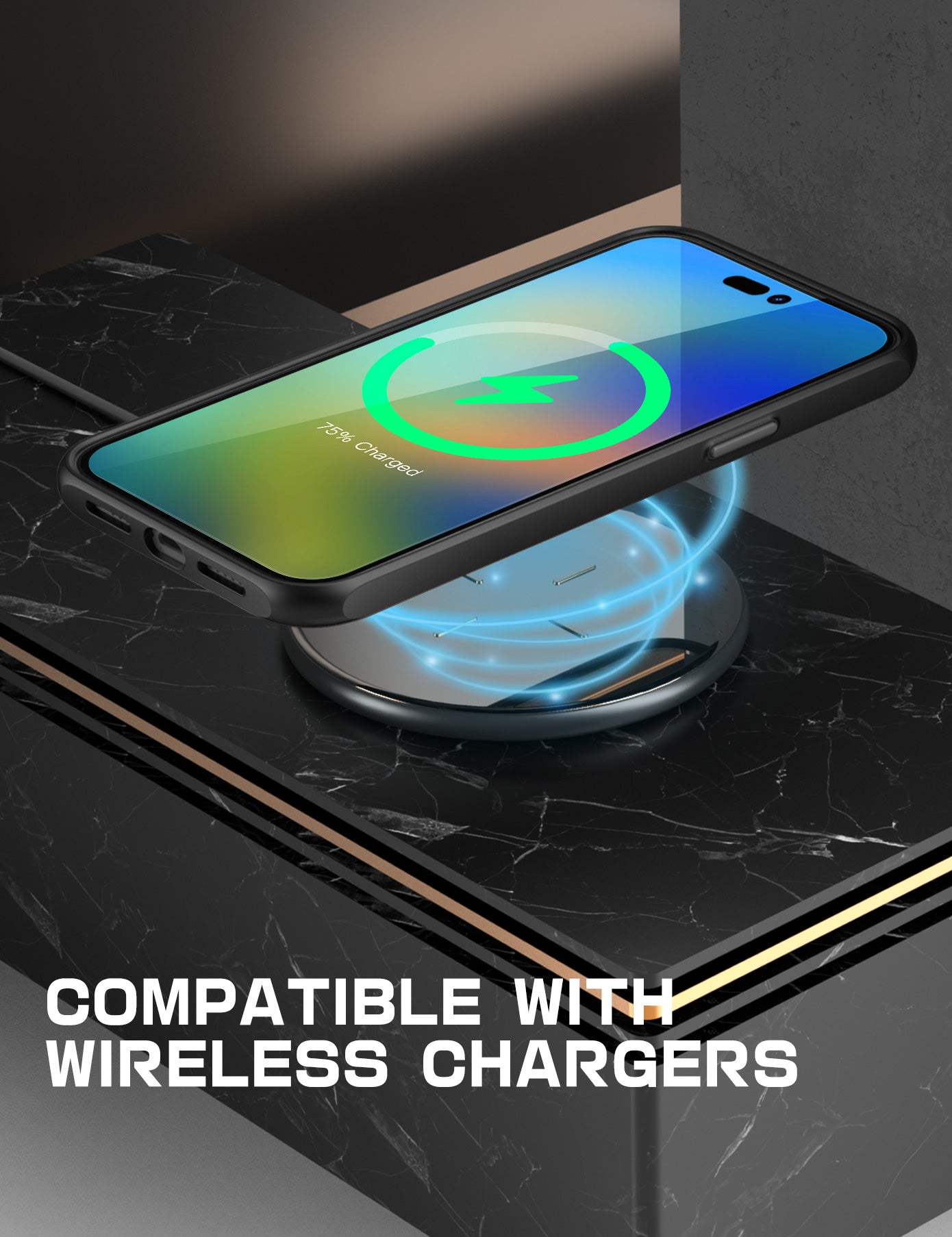 iPhone 14 Pro Max 6.7 Inch Unicorn Beetle MAG Slim Clear MagSafe Case - Shockproof Protective Cover with Magnetic Alignment for Wireless Charging | Perfect for Work, Travel & Outdoor Activities