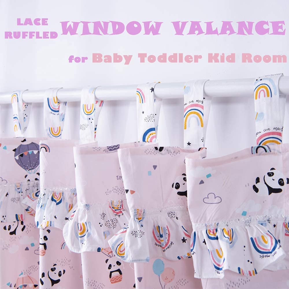 Brandream 8-Piece Baby Crib Bedding Set - Pink Panda & Rainborn Cloud Print Nursery Bedding for Girls | Soft, Breathable Cotton Crib Sheets, Blanket & Pillowcase Set | Perfect for Newborn, Infant & Toddler Bedrooms
