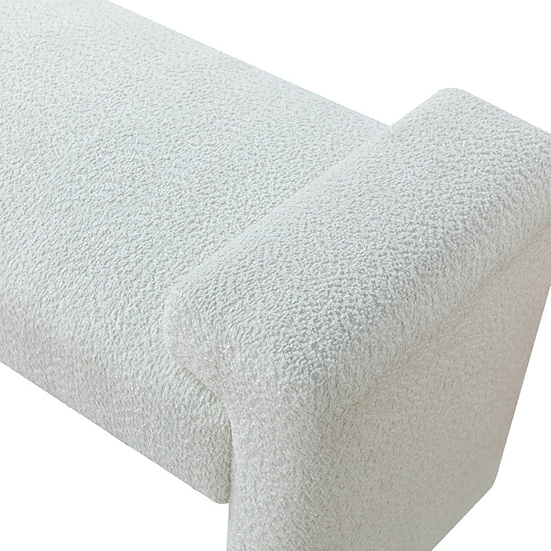 Vittoriano Upholstered Bed Foot Bench - Stylish Storage Ottoman for Bedroom, Living Room & Entryway - Perfect for Extra Seating, Shoe Storage & Home Decor